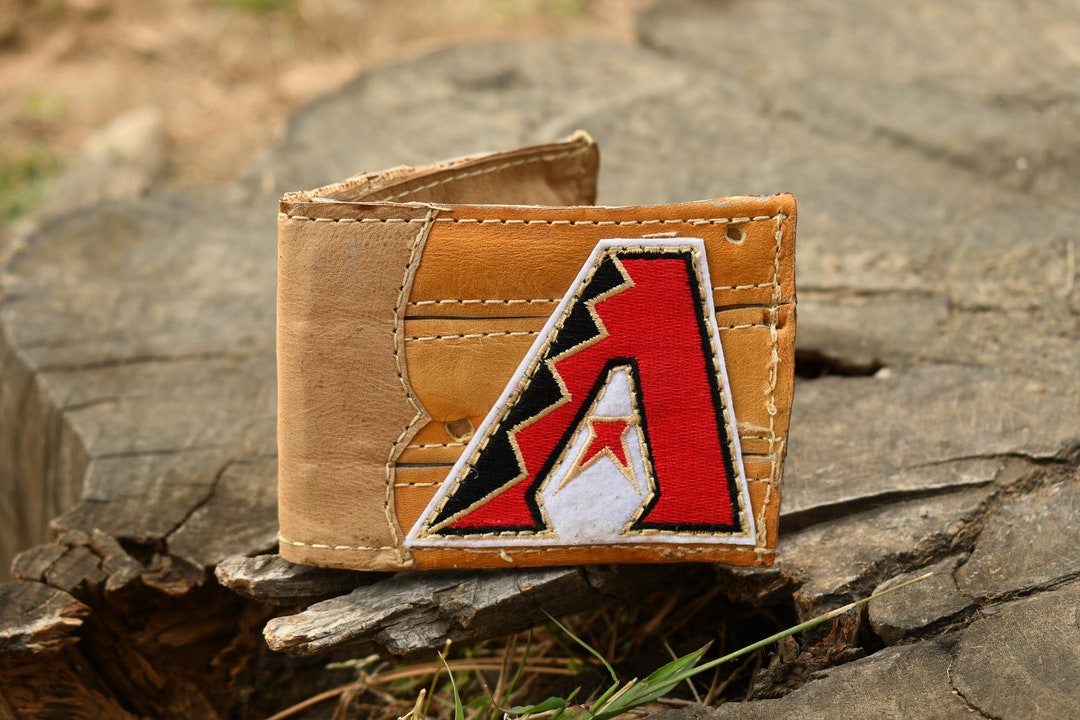 Baseball Glove Bifold Wallet With Arizona Diamondbacks Patch Etsy