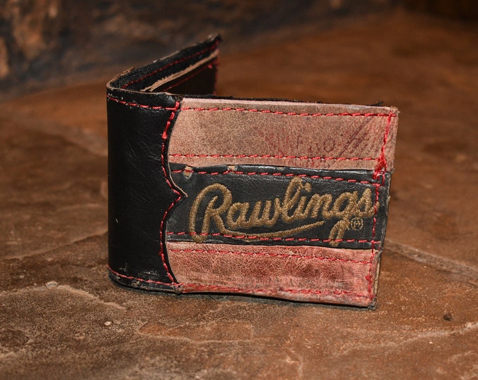 Rawlings Baseball Glove Bifold Wallet Etsy