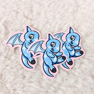 Neopets Shoyru Anniversary Sticker, Cute Sticker for Laptops / Notebooks, Kawaii Gift for Friends