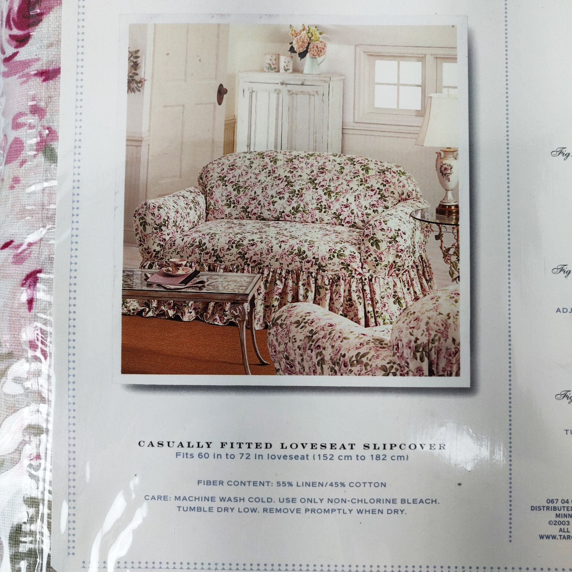 Rachel Ashwell Simply Shabby Chic ROSALIE Cottage Rose Loveseat