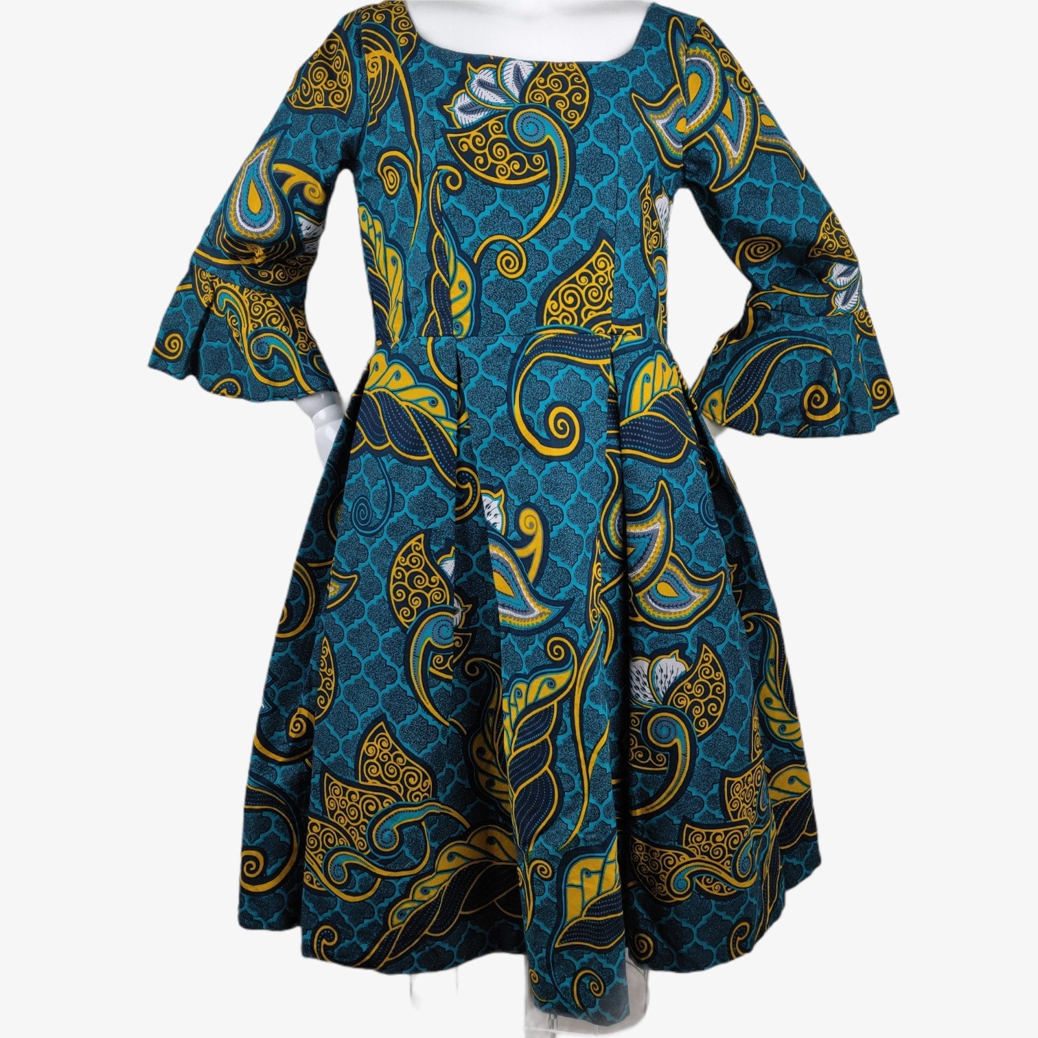 Box Pleat Midi Dress - Etsy
