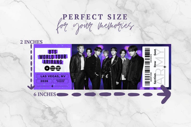 KPOP Arirang Tour Bulk Tickets | 50/100/200 | Choose Your City ...