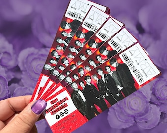 KPOP Arirang Tour Bulk Tickets | 50/100/200 | Red | Choose Your City | Freebies | Concert Keepsake | ARMY | Printed & Shipped