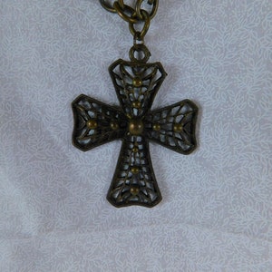 Frightened rabbit cross necklace store