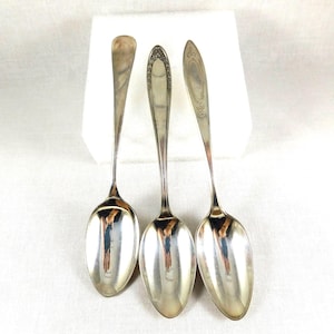 1912年製英国アンティーク　Atkin Brothers　EPA1スプーン5本 Atkin Brothers Silver - Etsy