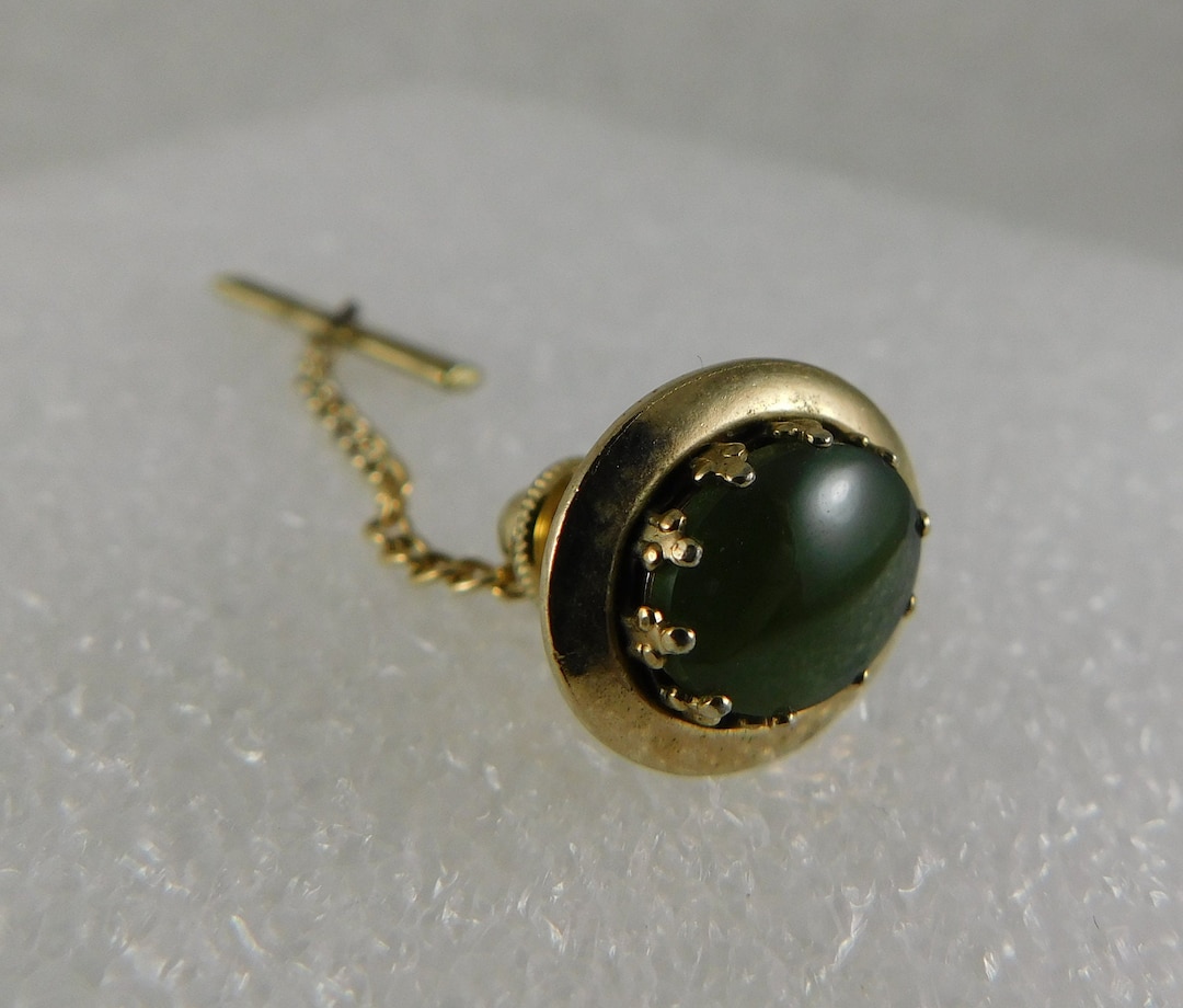 jade tie tack