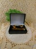 Gold/Crystal Cufflink & Tie Clip Set, Men's Jewelry, Suit and Tie, Suit Accessories, Tie Clips. Cuff Links, Gifts for Him, Gifts Under 20 