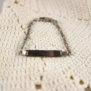 Sterling Silver Id Bracelet Vintage - Etsy