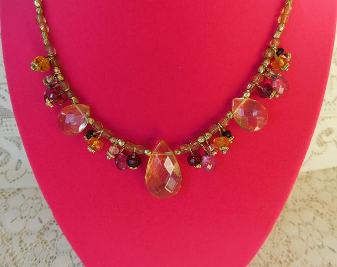 Cookie Lee Necklace Beaded Necklace Glass Jewelry Cookie Etsy