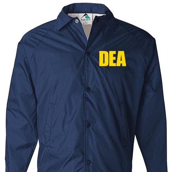 DEA jacket, coach jacket, windbreaker, costumes.