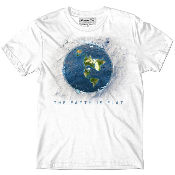 Camiseta Flat Earth, Plano Infinito, La Tierra es plana, Firmamento, Nuevo Orden Mundial