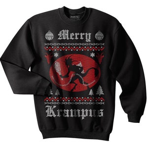 Krampus Ugly Christmas Sweater, Christmas, Saint Nicholas, Chains, Austria, Croatia, Hungary, Germany, Goat