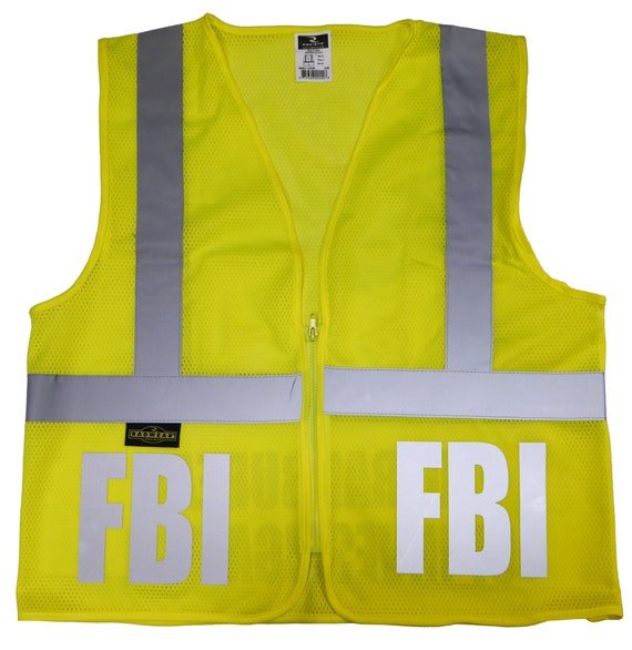 cabina hacerte molestar Infantil Chaleco de seguridad DEL FBI con diseño REFLECT chaleco de - Etsy España