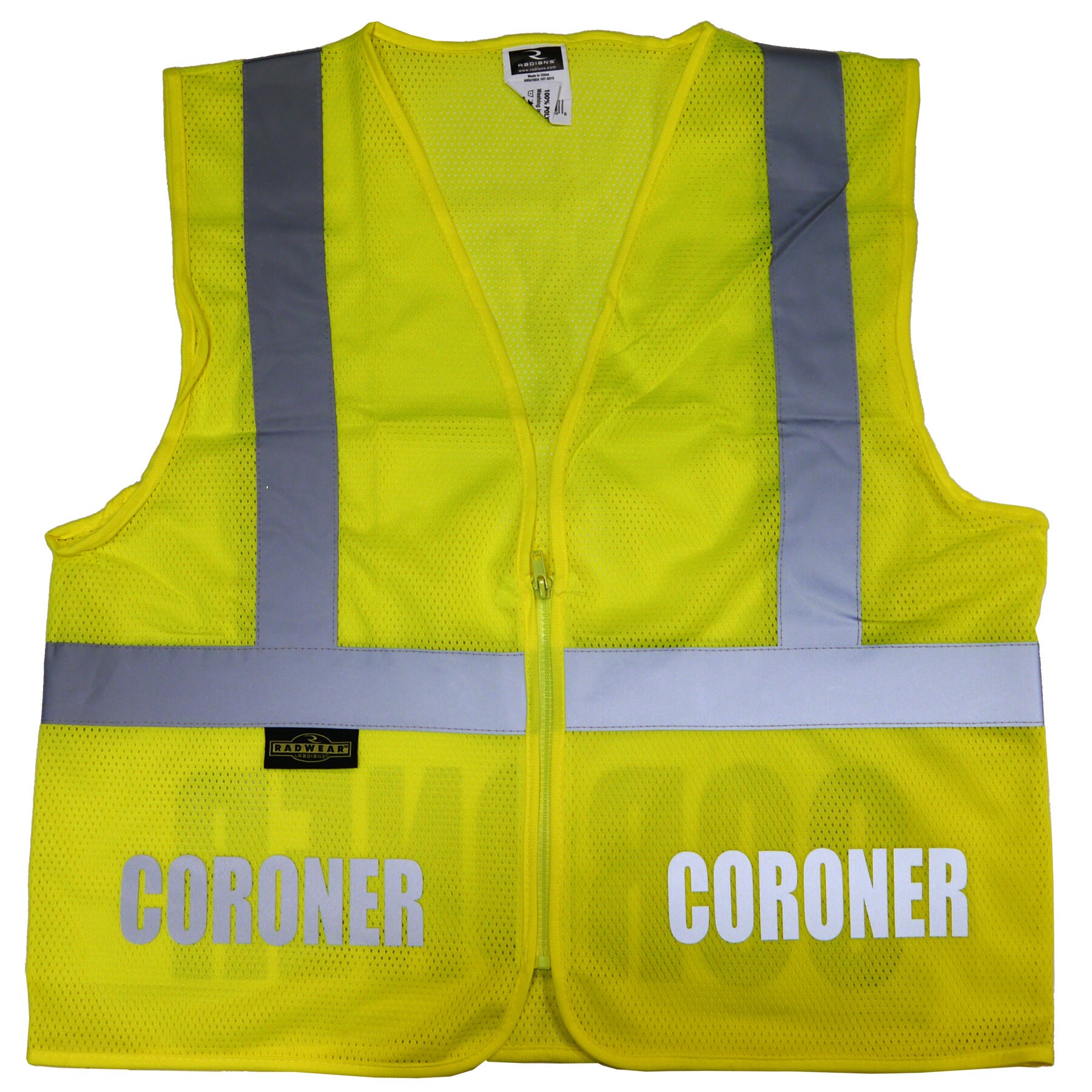 Coroner officer safety vest with REFLECTIVE design High Etsy