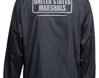 US Marshals Jacket Windbreaker Reflective Design United States