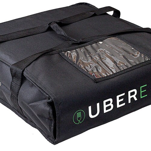 Uber Eats pizza delivery bag, Pizza Carrier, foam padded interior