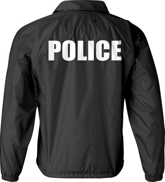black police jacket