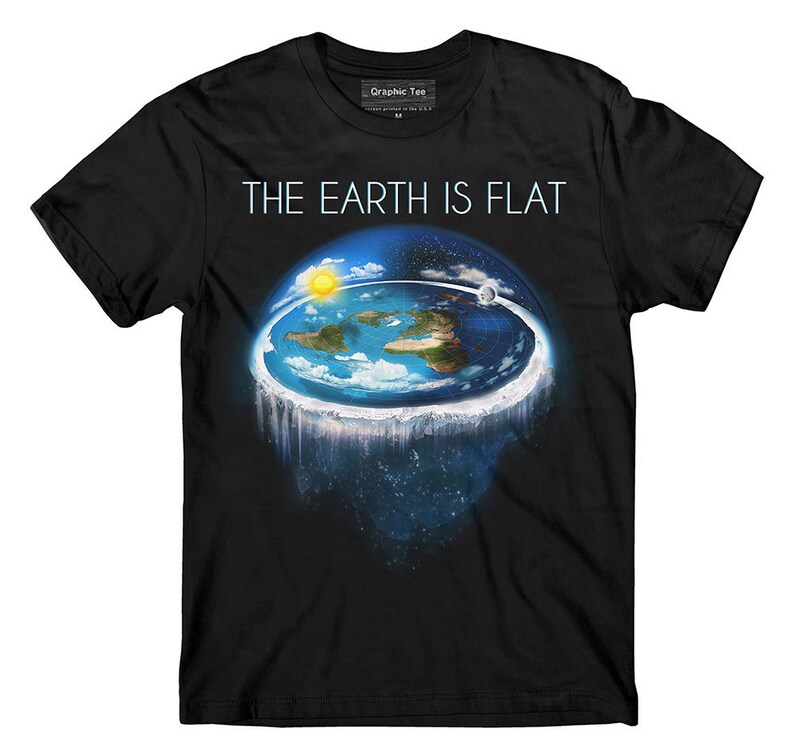 flat earth nasa shirt