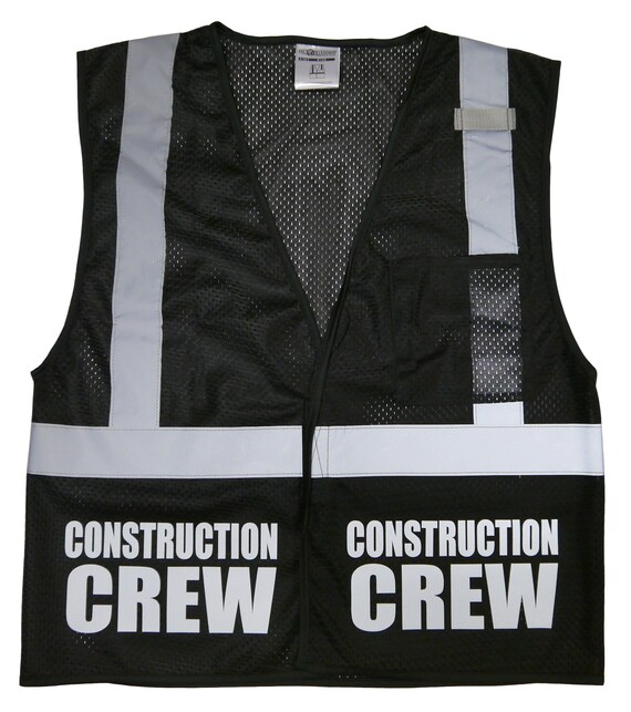 black construction jacket