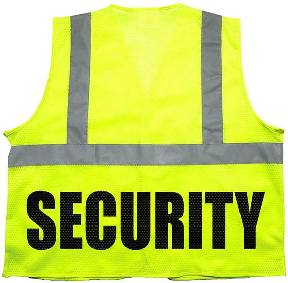 Security Guard Mesh Weste, Event Sicherheitsweste, Einkaufszentrum