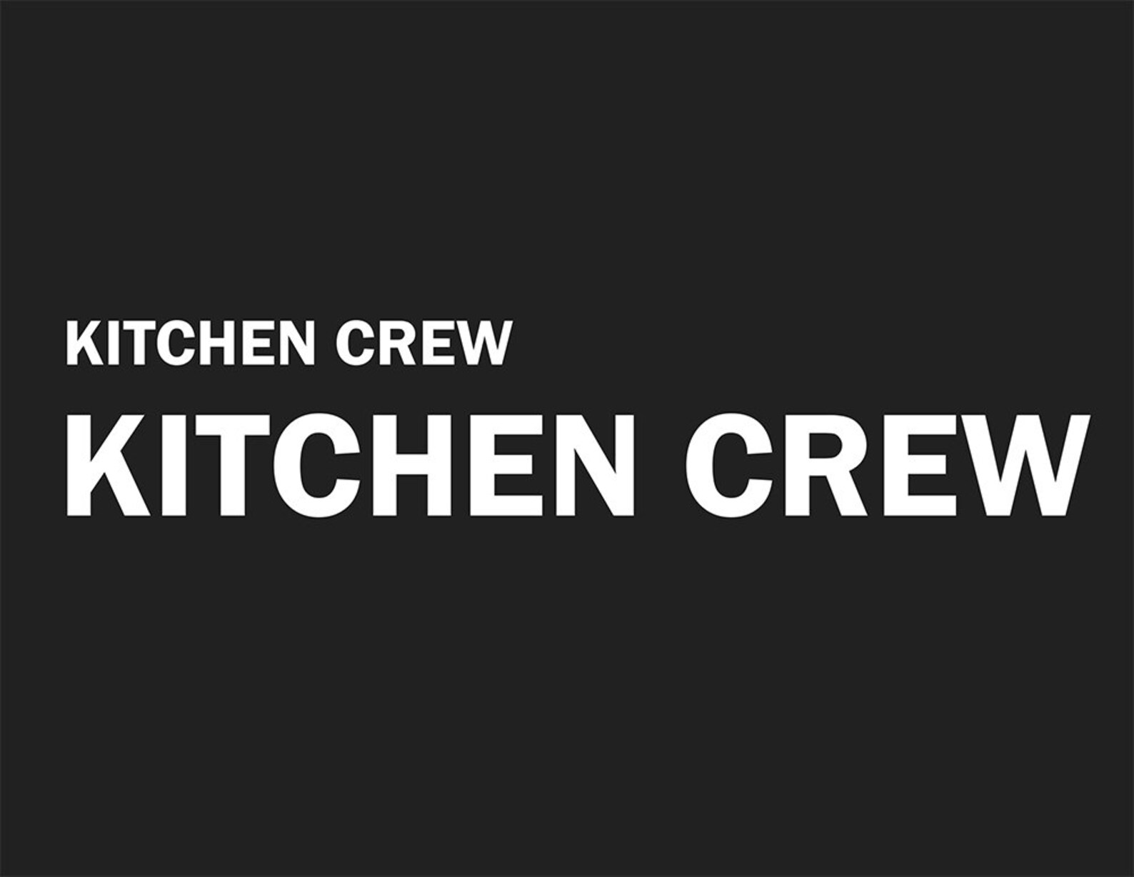 Kitchen Crew Tshirt Kitchen Staff Employee Hospitality Etsy UK