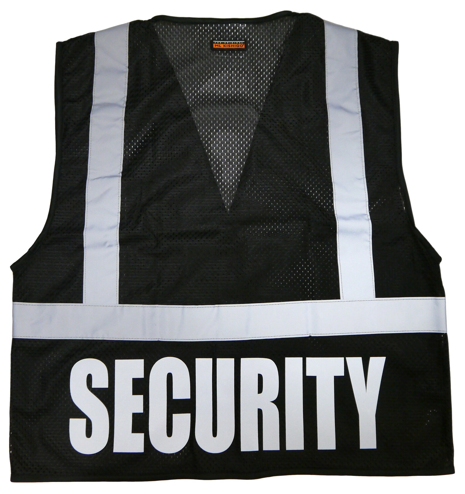 Security Safety Vest Black REFLECTIVE Design High - Etsy Canada
