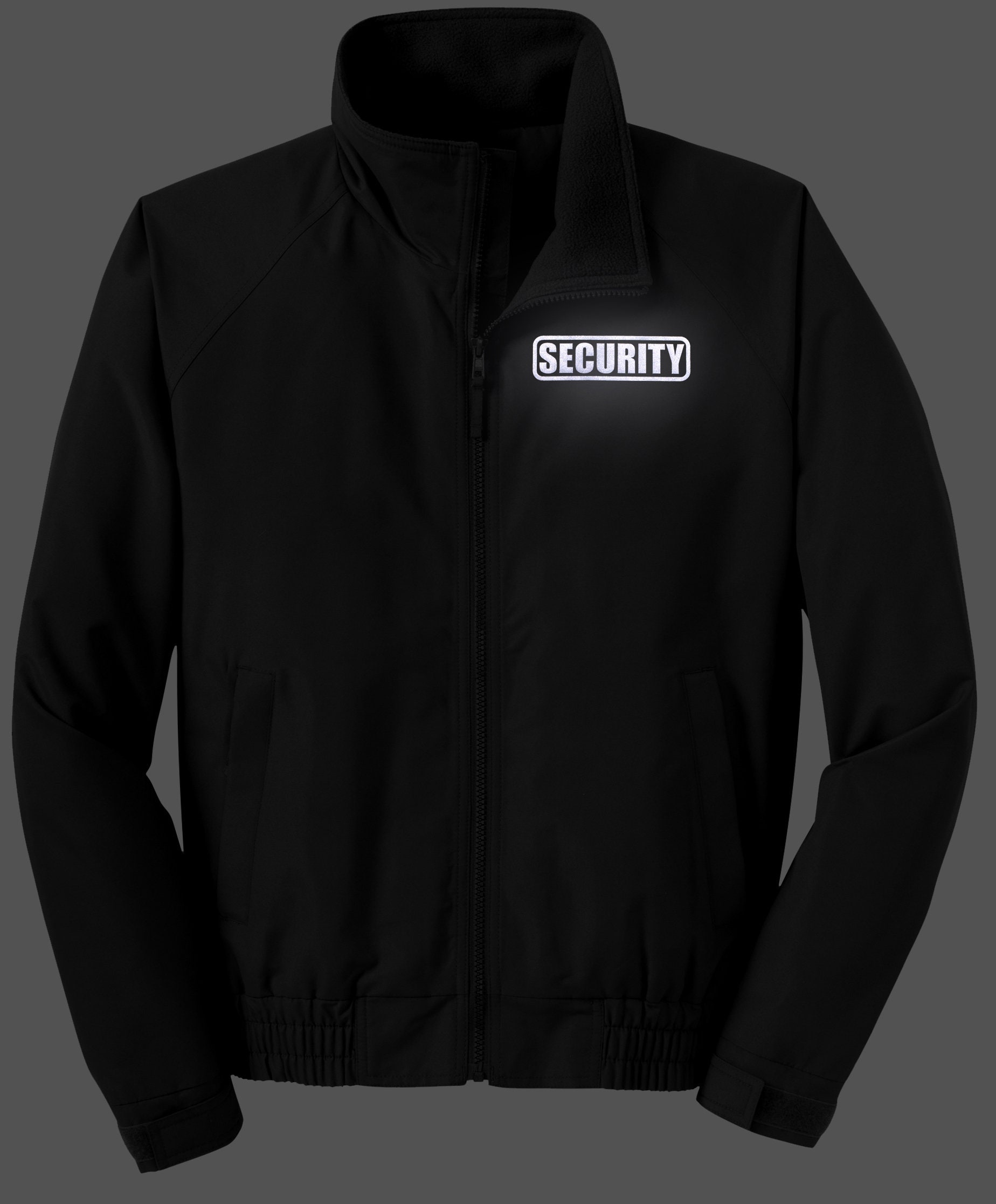 Security Jacket Economy REFLECTIVE LOGO Security Guard Etsy Canada
