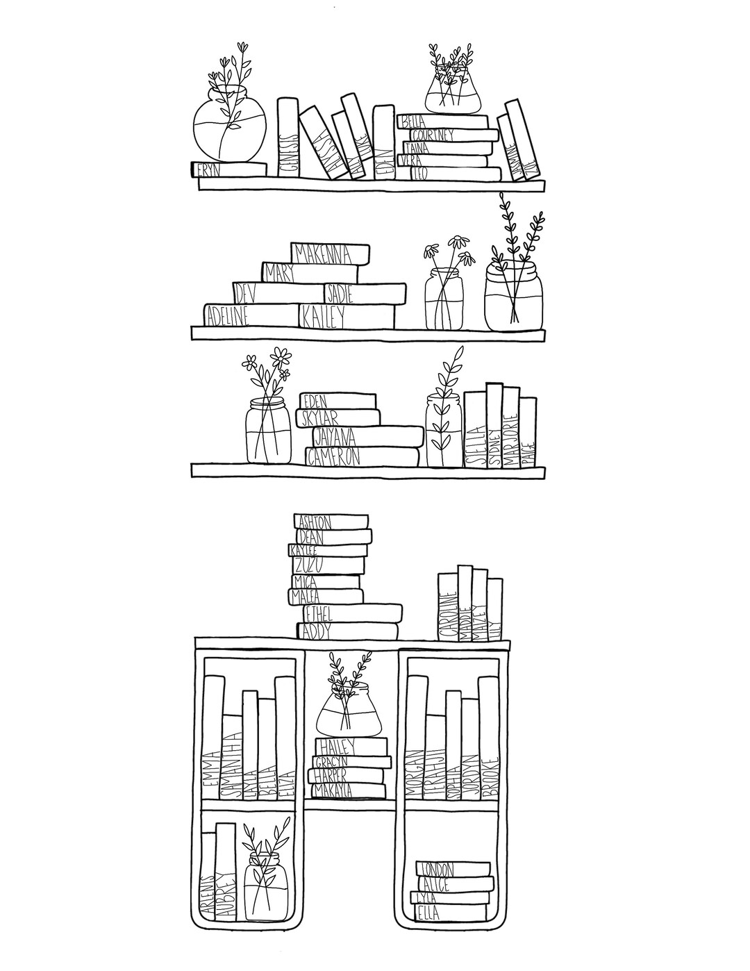TIK TOK Coloring Page Page 1 Comment Your Name - Etsy