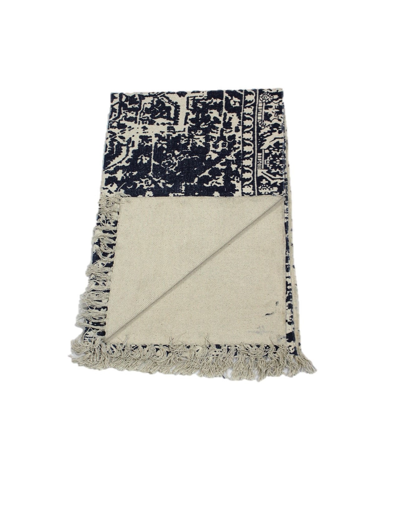 Printed floor Area Rug 100 Cotton Etsy