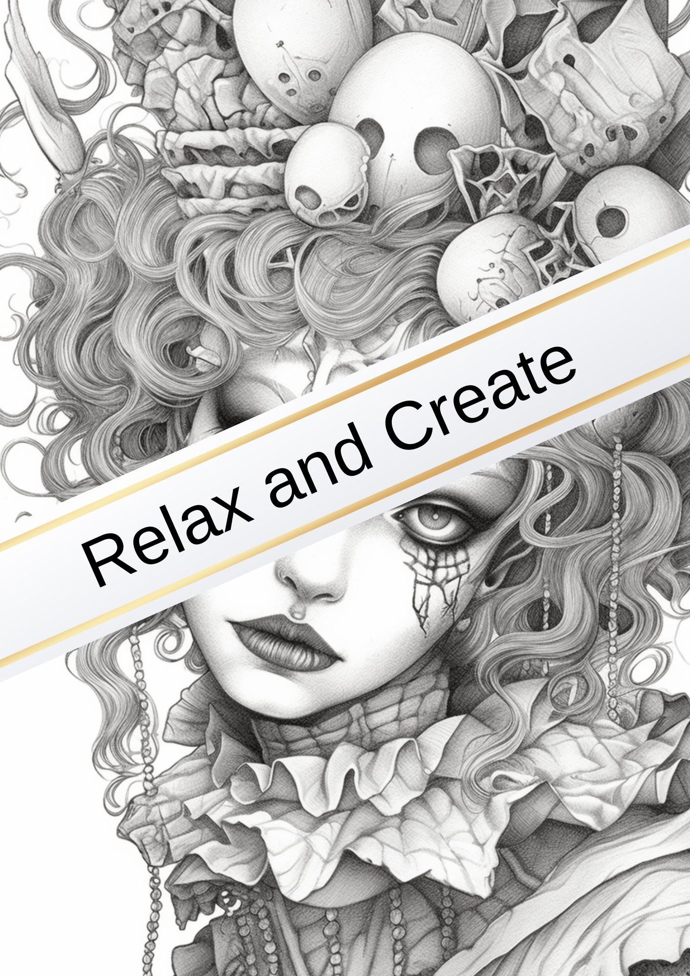 Spine-chilling Horror Adult Coloring Book 14 Pages of Creepy Art, PDF ...