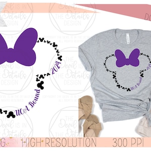 UCA gebonden schattig meisje muis - Happy World (verlengde jaren) SVG PNG, vectorbestanden - Graveerbare Cricut bestanden - Instant Download digitale bestanden