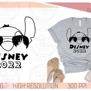 Blå Alien Silhouette i solglasögon (förlängda år) SVG PNG, vektorfiler - Cricut Silhouette-filer - Direktnedladdningsbara filer