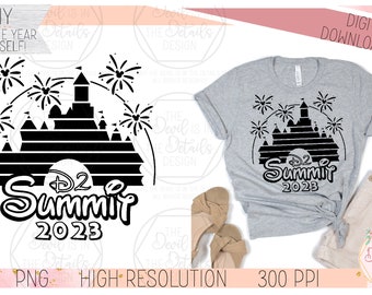 D2 Summit Castle - Mouse World Inspired Summit (Ext. Years) SVG PNG, Vector Files - Cuttable Cricut Files - Instant Download Digital Files