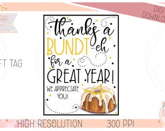 Thanks a Bundt - Etsy