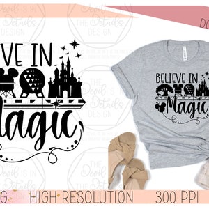 Geloof in magie - SVG, png-, vectorbestanden - Cricut silhouetbestanden - bestanden direct downloaden