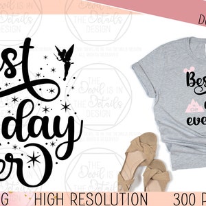 Best Day Ever - Mouse World D2 Summit SVG PNG, Vektordateien - Cuttable Cricut Silhouette Dateien - Sofort Download digitale Dateien