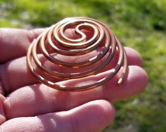 12 Copper Spirals for Orgone Creations