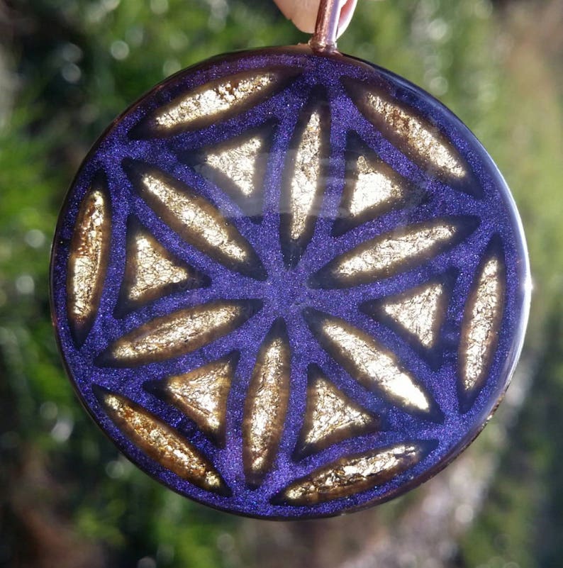 Seed of Life Orgone Pendant