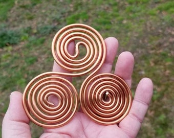 8 gauge copper Triskelion