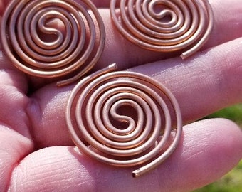 6 Medium Copper Coils for Orgone Creations