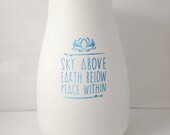 Just Breathe Focus On The Good Essential Oil Diffuser Ultrasonic LED Colorful Night-Lighting Aromatherapy Yoga Positive Messages