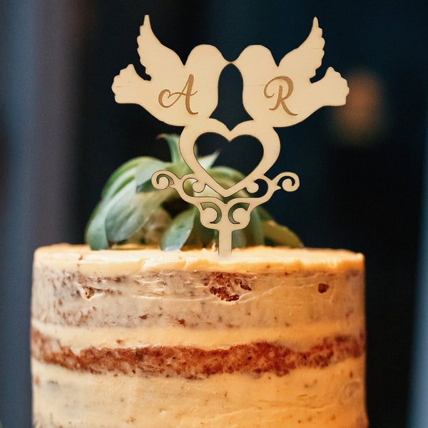 Dove Wedding Cake Topper - Etsy