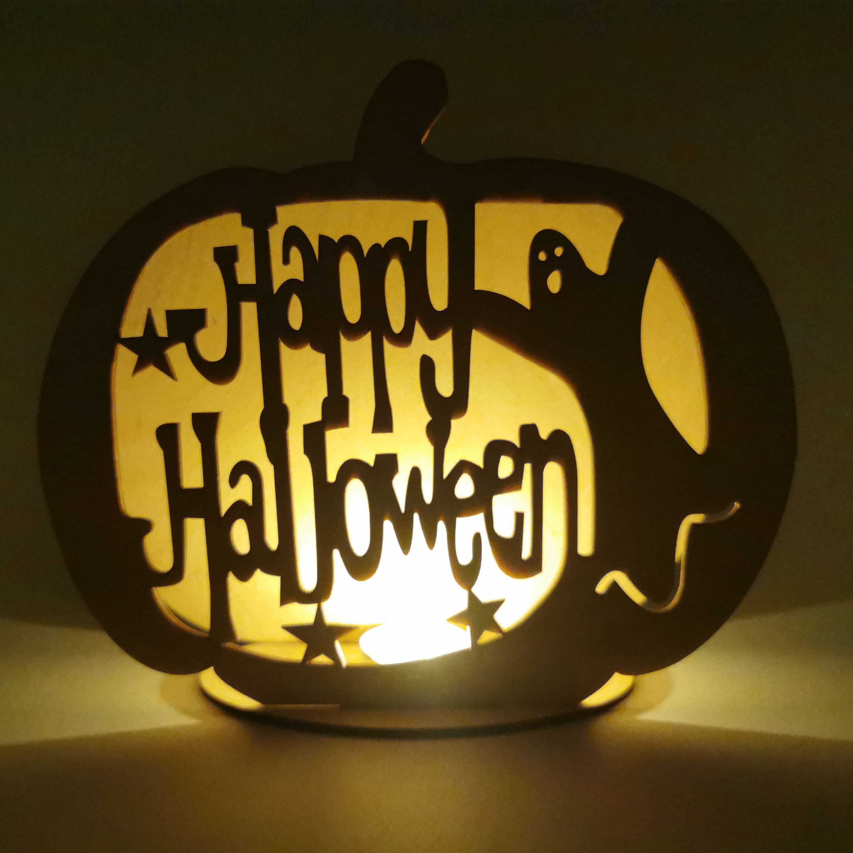 悪夢の月カボチャのステンシル