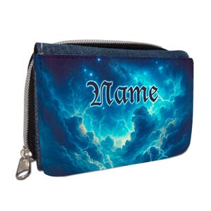 Blitze Geldbörse mit Namen / Geldbeutel Portemonnaie / personalisierbar / Kinder / Geschenk zur Einschulung Schultüte Geldgeschenk