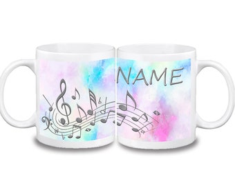 Melody cup with name ceramic or plastic / children's cup / cup with name / customizable