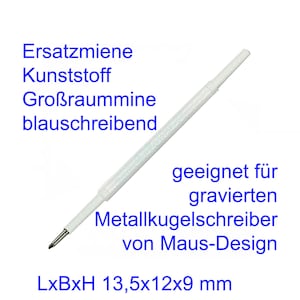 Kugelschreiber personalisiert Metall Kugelschreiber mit Gravur ab 1 Stück 12 versch. Farben Rechtshänder oder Linkshänder Ersatzmiene Bild 7