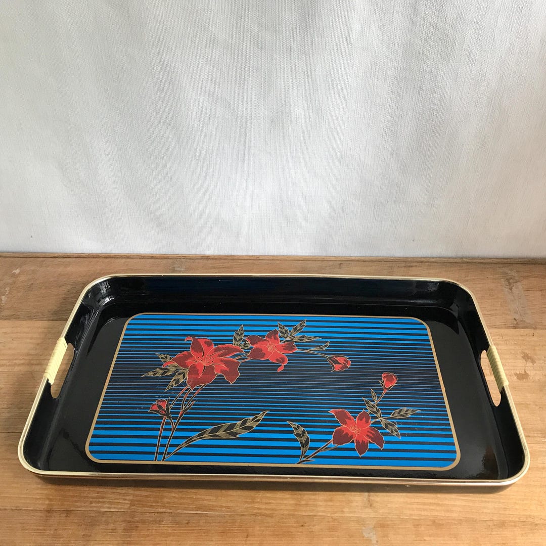 Vintage 1970s Takahashi Sunflower Pattern Red 13