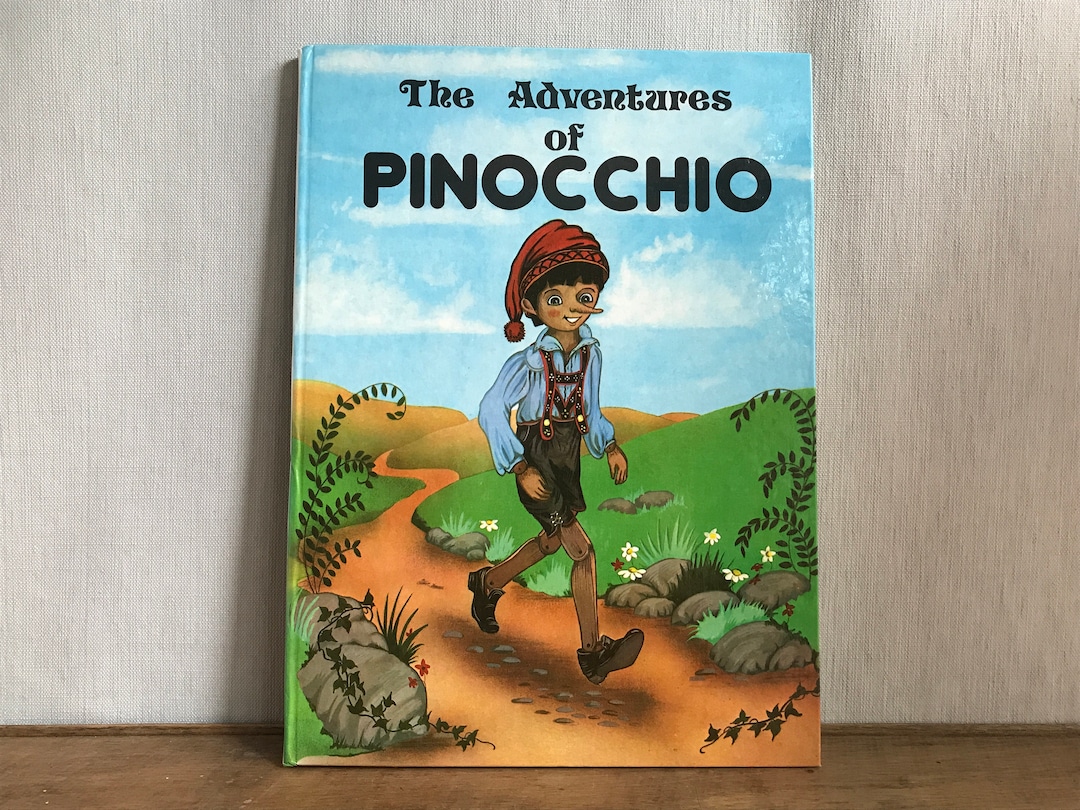The Adventures of Pinocchio, First Edition, Vintage Book