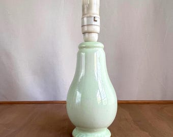 Vintage Carlton Ware Porcelain Table Lamp Base, Circa 1940s
