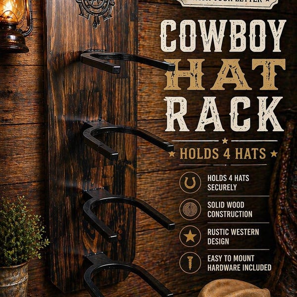 Eagle Hat Rack Cowboy Hat Rack - Etsy